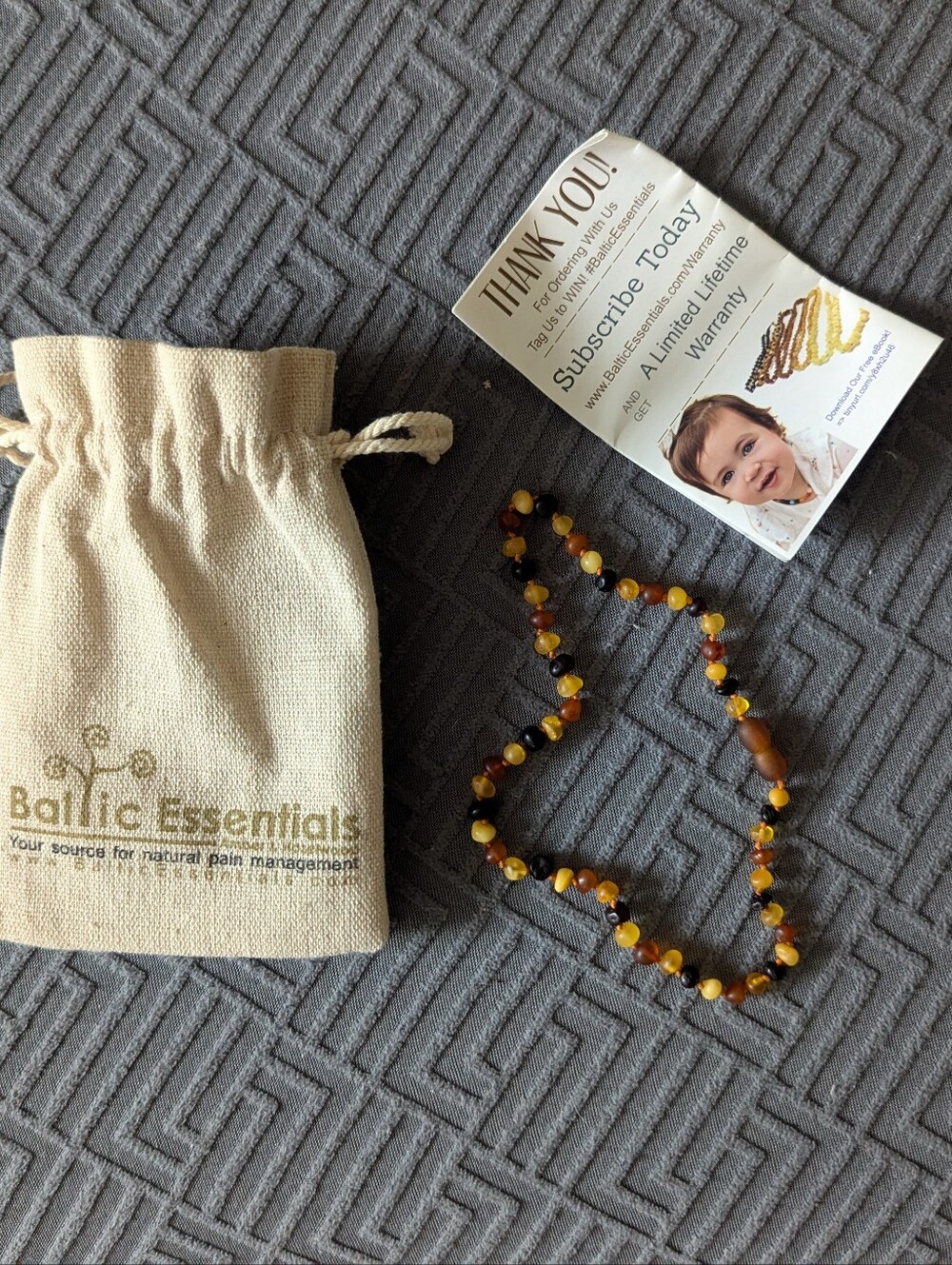 Baby Amber Teething Necklace
